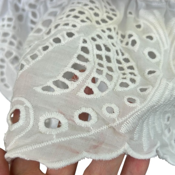 FARM RIO White Eyelet Midi Dress - Picture 4 of 7